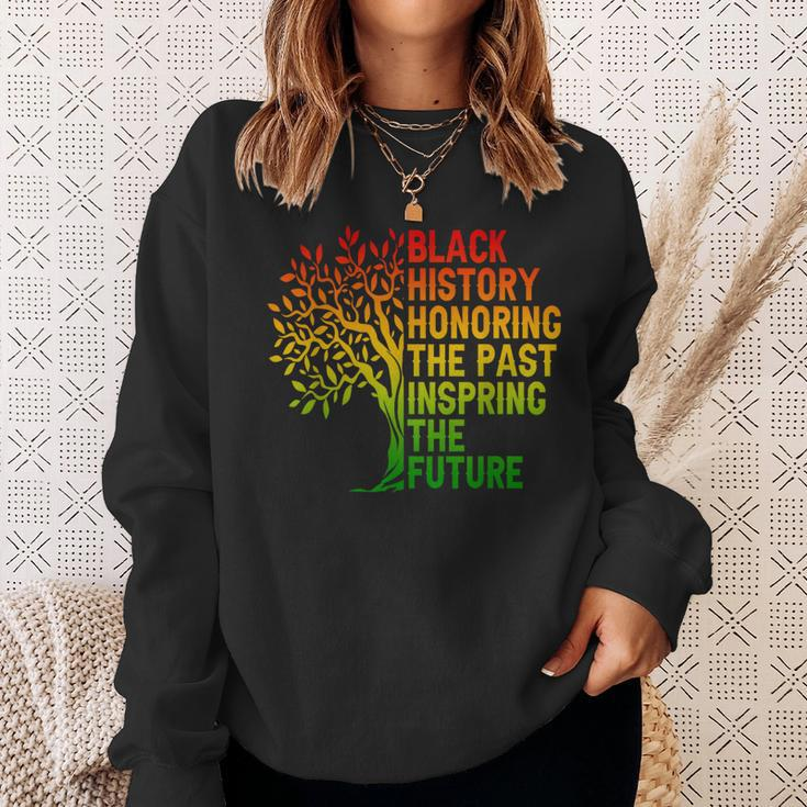 Black History Honoring The Past African Pride Black History Sweatshirt Gifts for Her