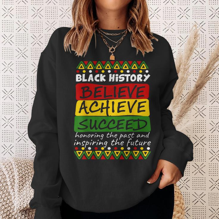 Black History Month Decorations Melanin African American Sweatshirt Gifts for Her