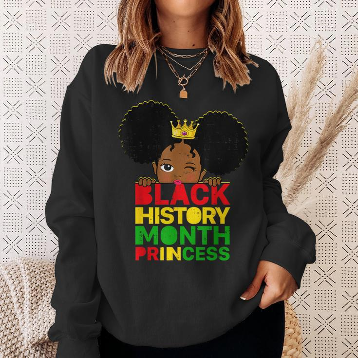Black History Month Princess African Melanin Girls Toddler Sweatshirt Gifts for Her