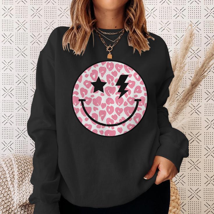 Blitz Blitz Leopard Print Pink Sweatshirt Geschenke für Sie