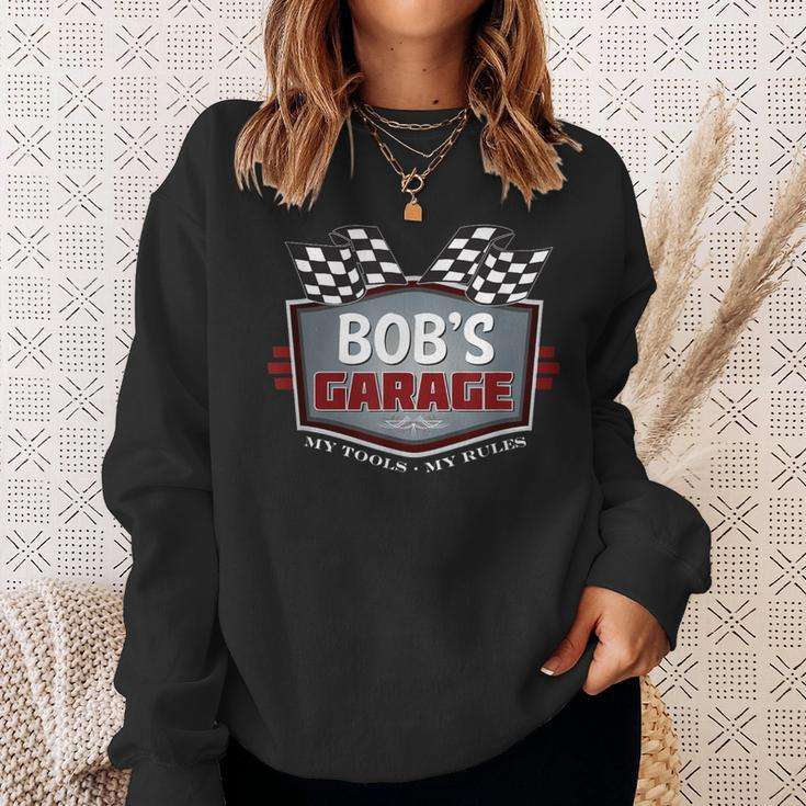Bob's Garage Car Guy My Tools My Rules Sweatshirt Gifts for Her