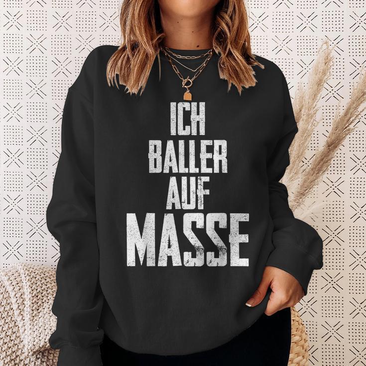 Bodybuilder Ich Baller Auf Mass Pumper Sweatshirt Geschenke für Sie