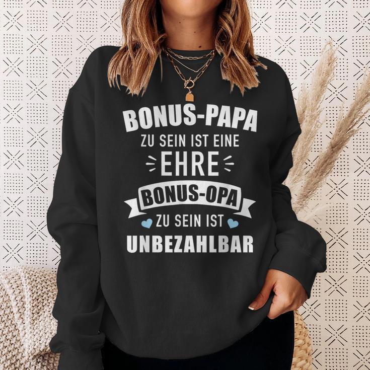 Bonus Papa Zu Sein Ist Eine Ehre Bonus Opa Ist Unzahlbar German Language Sweatshirt Geschenke für Sie