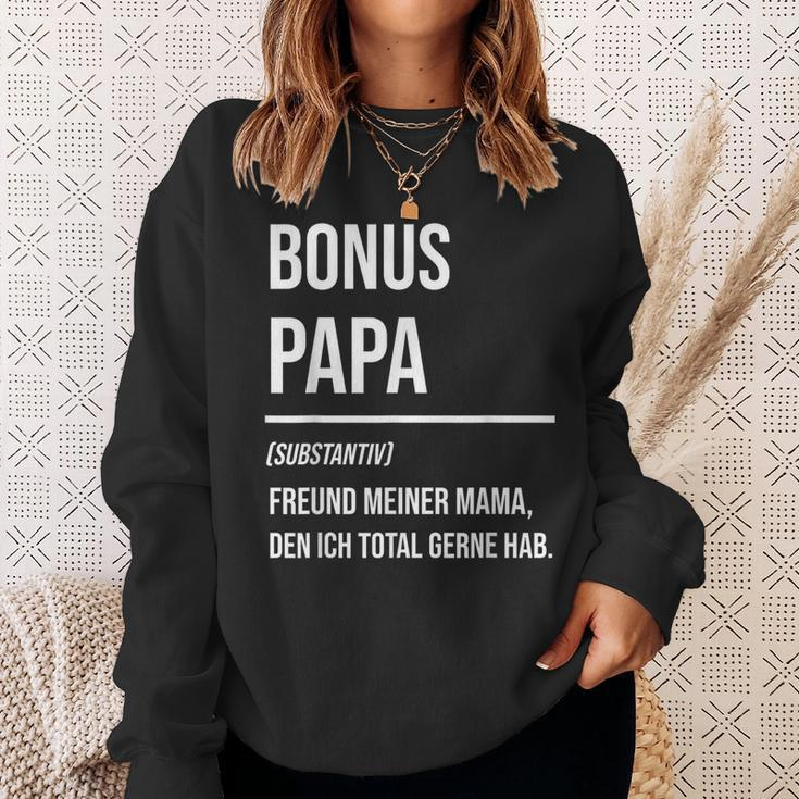 Bonuspapa Bonus Papa Step Dad S Sweatshirt Geschenke für Sie