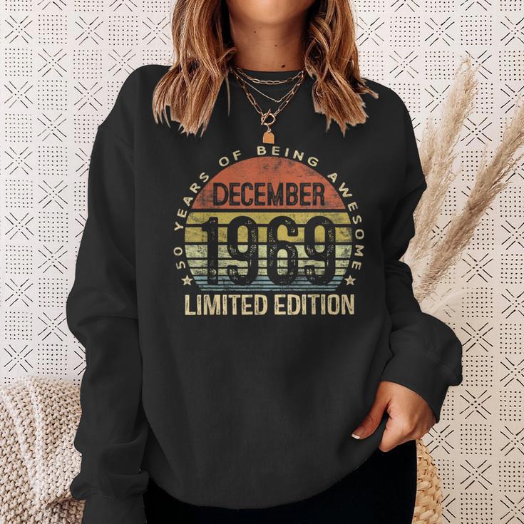 Born December 1969 Limited Edition Bday 50Th Birthday Sweatshirt Gifts for Her