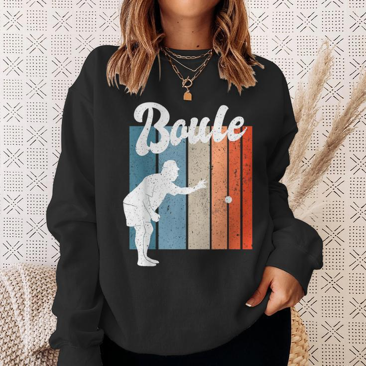 Boule Petanque Game Sport French Retro Vintage Sweatshirt Geschenke für Sie