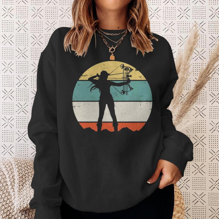 Bow Hunting Archery Sweatshirt Gifts for Her