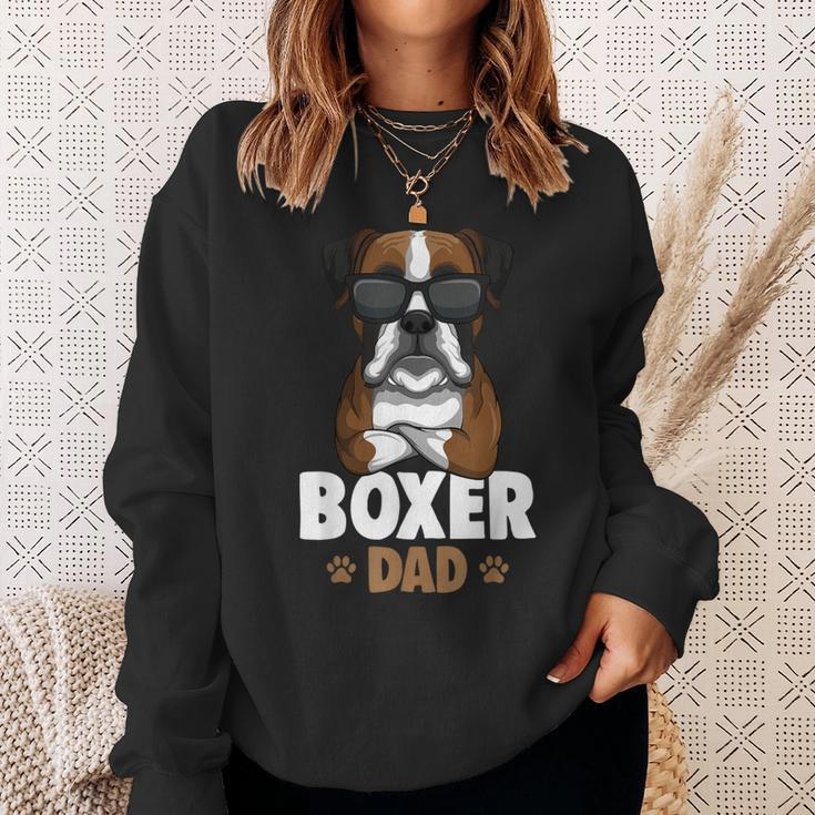 Boxer Papa Dog Sweatshirt Geschenke für Sie