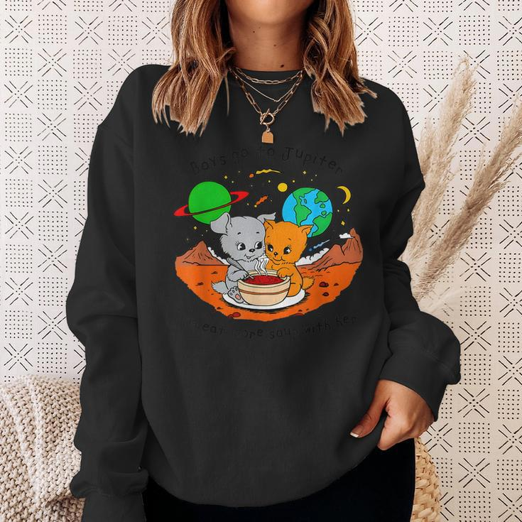 Boys Go To Jupiter To Eat More Soup With Her 2024 Sweatshirt Gifts for Her