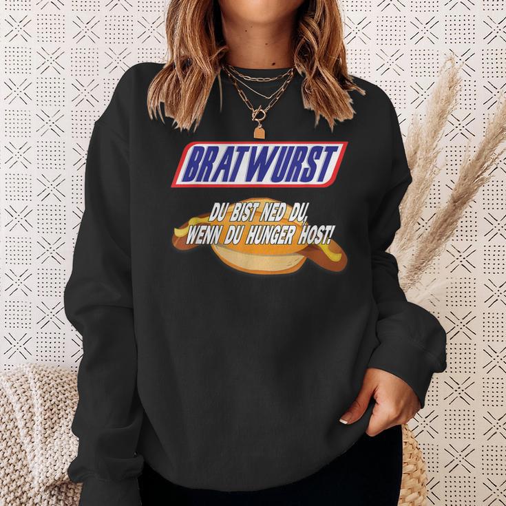 Bratwurst Du Bist Ned Du Wenn Du Hunger Sweatshirt Geschenke für Sie