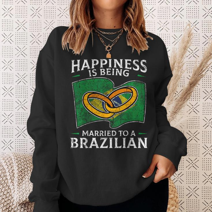 Brazilian Marriage Brazil Married Flag Wedded Culture Sweatshirt Gifts for Her