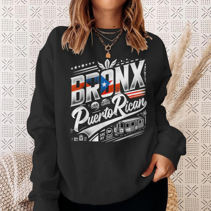 Bronx Puerto Rican New York Latino Puerto Rico Sweatshirt Gifts for Her