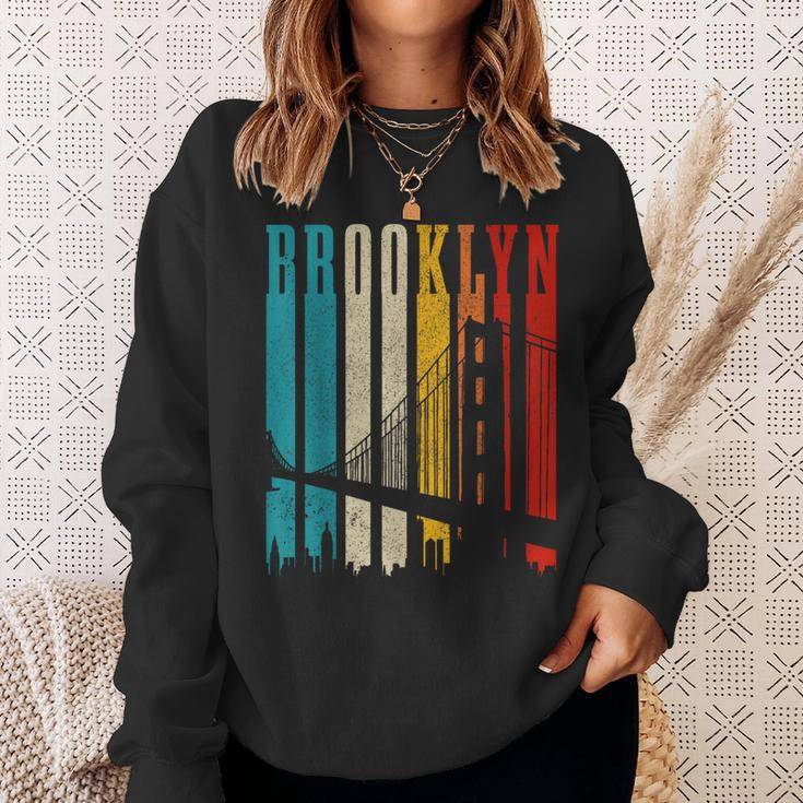 Brooklyn Bridge Vintage Ny Nyc Pride New York City Sweatshirt Gifts for Her
