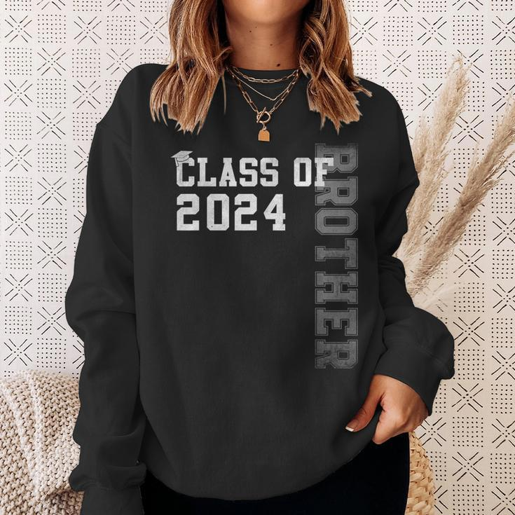 Brother Senior 24 Proud Brother Of A Class Of 2024 Graduate Sweatshirt Gifts for Her