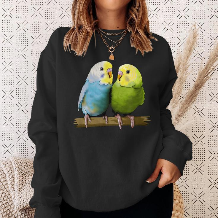 Budgie Pet Parrot Bird Sweatshirt Geschenke für Sie