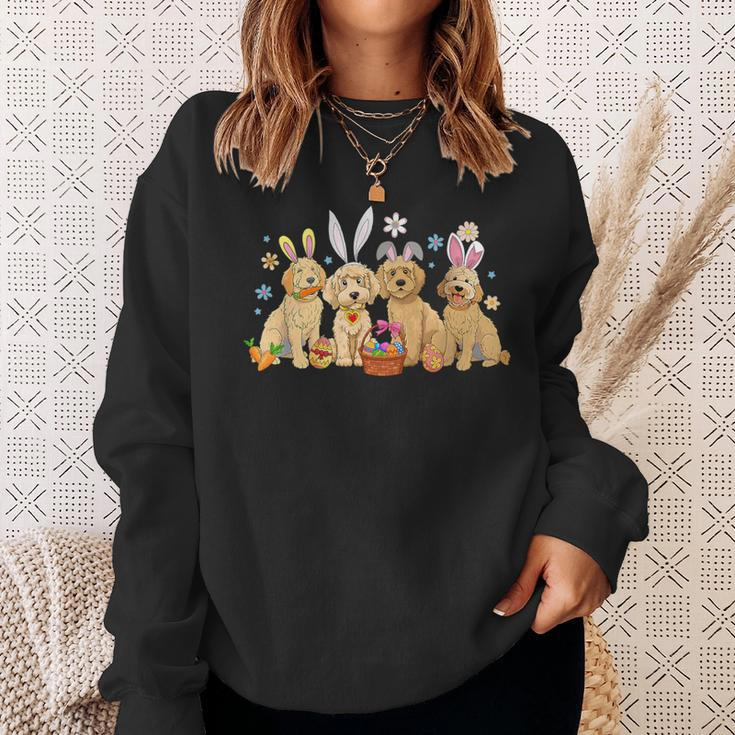 Bunny Happy Easter Dogs Sweatshirt Gifts for Her