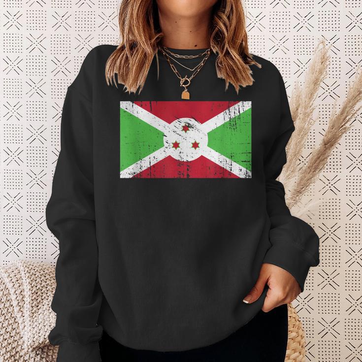 Burundi Flagge-Fahne Geschenk Fußball-Fan Sport Sweatshirt Geschenke für Sie