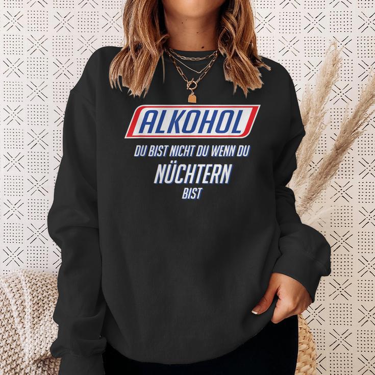 C2h5oh Du Bist Nicht Du Wenn Du Sotern Bist French Language Sweatshirt Geschenke für Sie