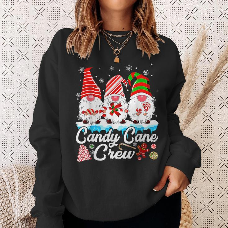 Candy Cane Crew Christmas Gnomes Family Matching Sweatshirt Gifts for Her