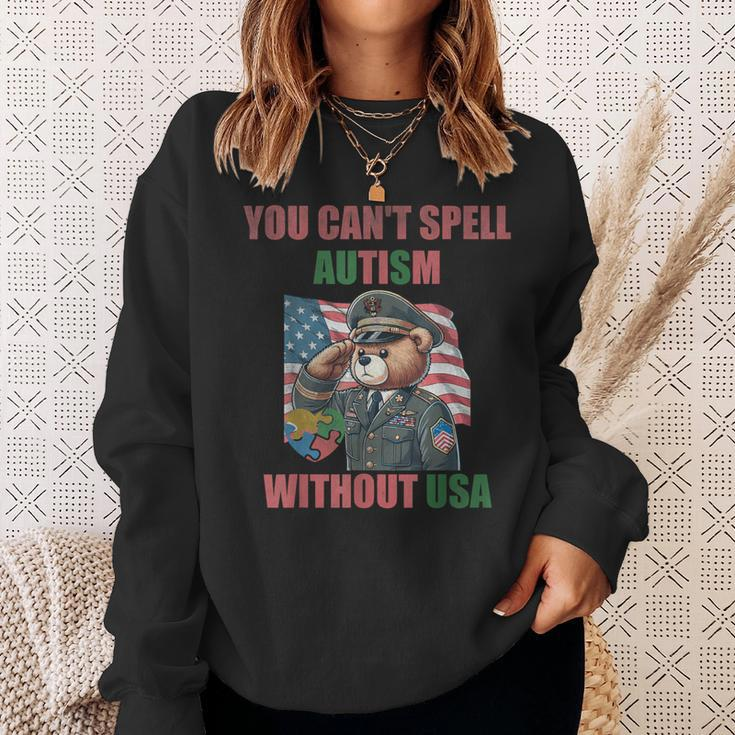 You Can't Spell Autism Without Usa Sweatshirt Gifts for Her