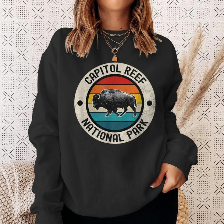 Capitol Reef National Park Vintage Sweatshirt Gifts for Her