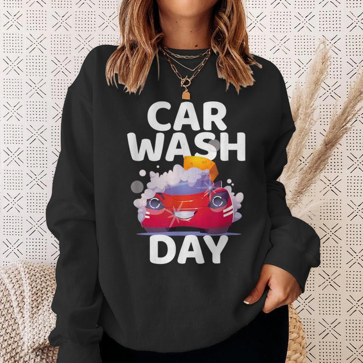 Car Wash Day Car Detailing Carwash Sweatshirt Gifts for Her