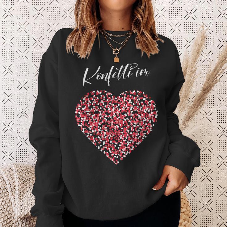 Carnival Costume Confetti Heart Sweatshirt Geschenke für Sie