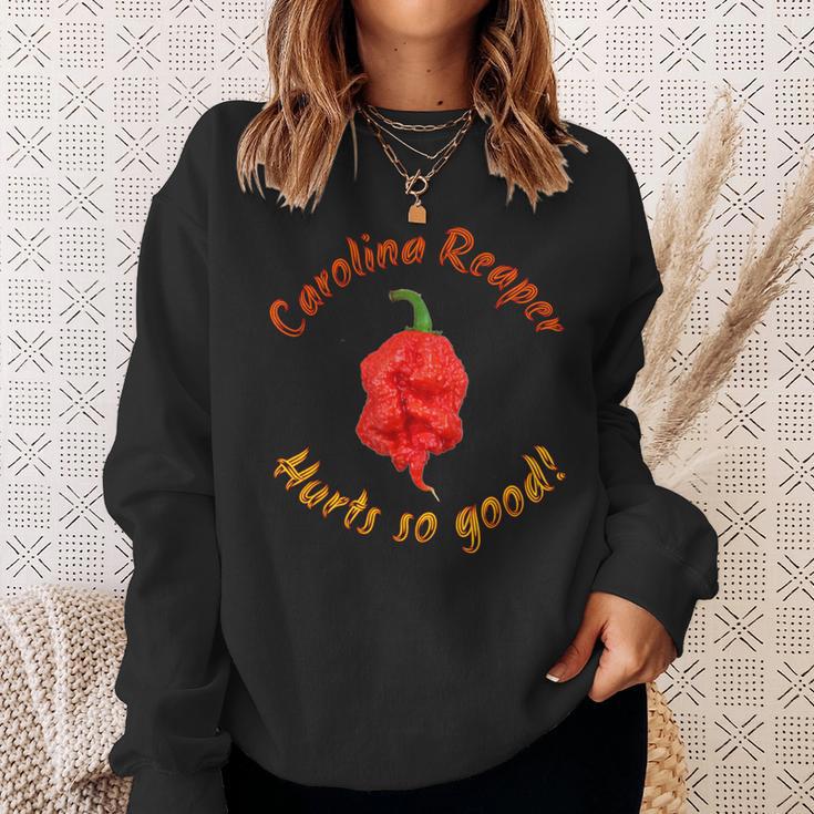 Carolina Reaper Hurts So Good Chili Pepper Sweatshirt Gifts for Her