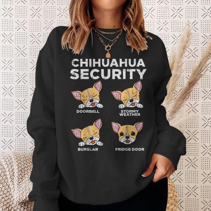 Chihuahua Security Chiwawa Pet Dog Lover Owner Sweatshirt Gifts for Her