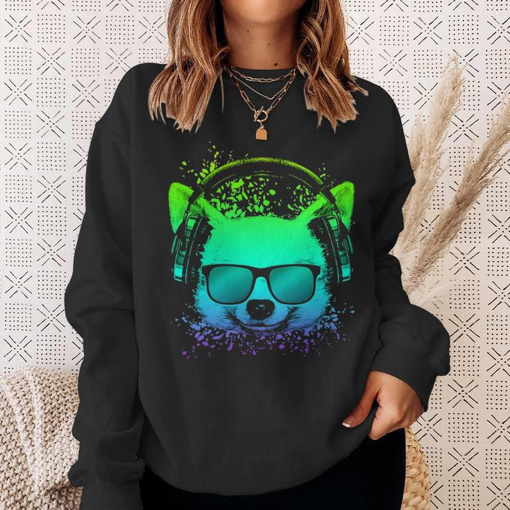 Chihuahuas Dj For Raverstechno Psychedelic Chihuahua Sweatshirt Gifts for Her
