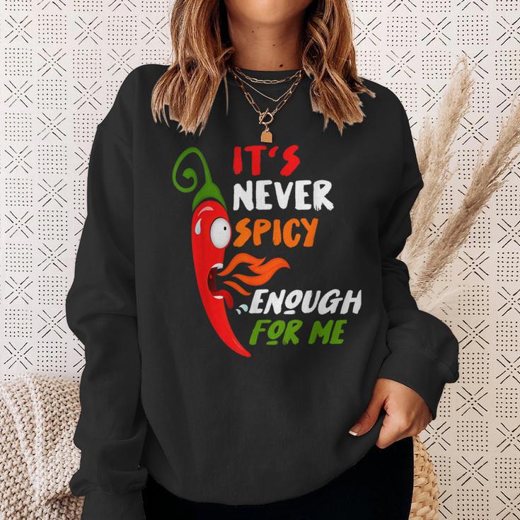 Chili Red Pepper For Hot Spicy Food & Sauce Lover Sweatshirt Gifts for Her