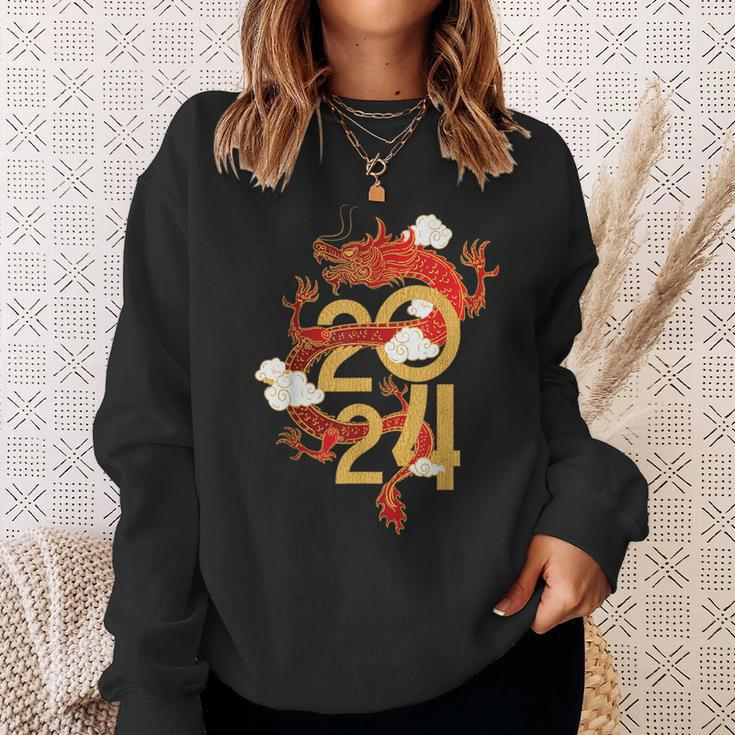 Chinese New Year 2024 Year Of The Dragon Lunar New Year 2024 Sweatshirt Gifts for Her