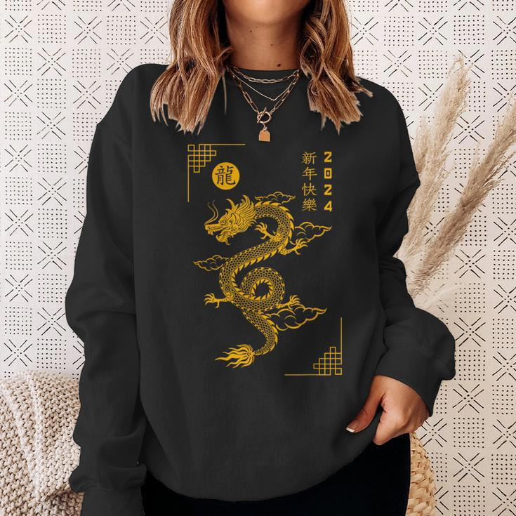 Chinese New Year 2024 Year Of The Dragon 2024 Lunar New Year Sweatshirt Gifts for Her
