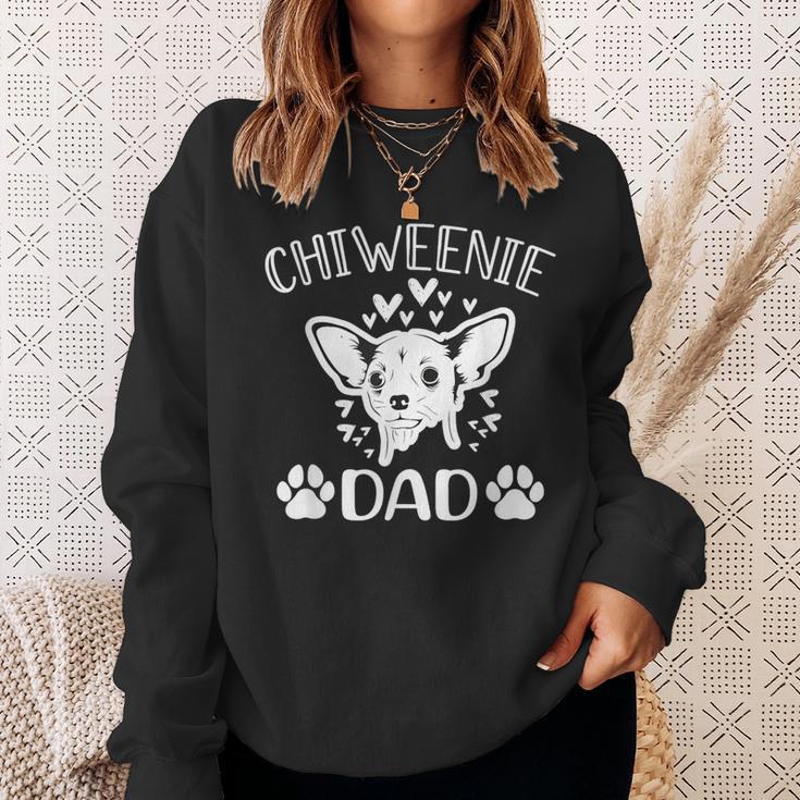 Chiweenie Papa Lustiger Chihuahua Süßer Hund Besitzer Spruch-Geschenke Sweatshirt Geschenke für Sie