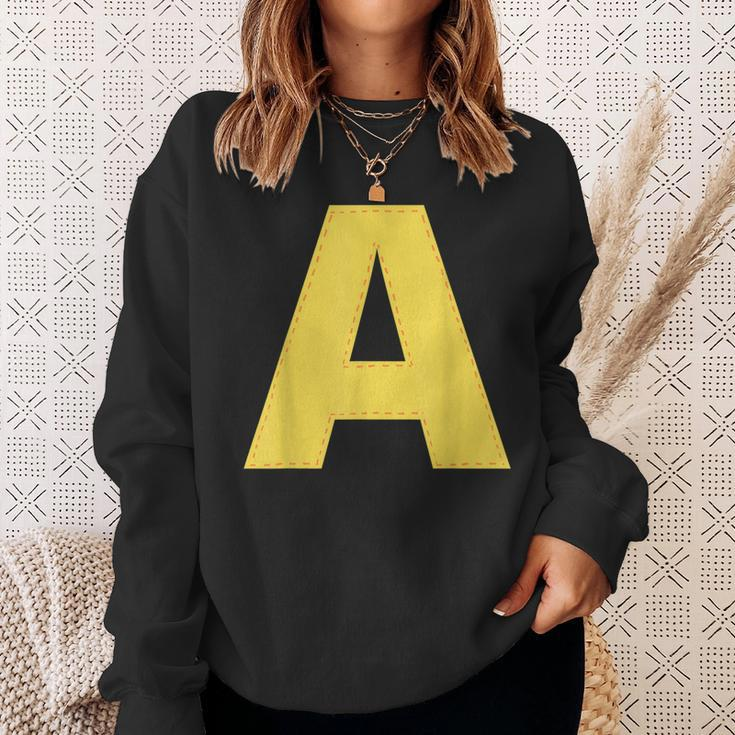 Christmas Chipmunks Costume Letter A Christmas Sweatshirt Gifts for Her