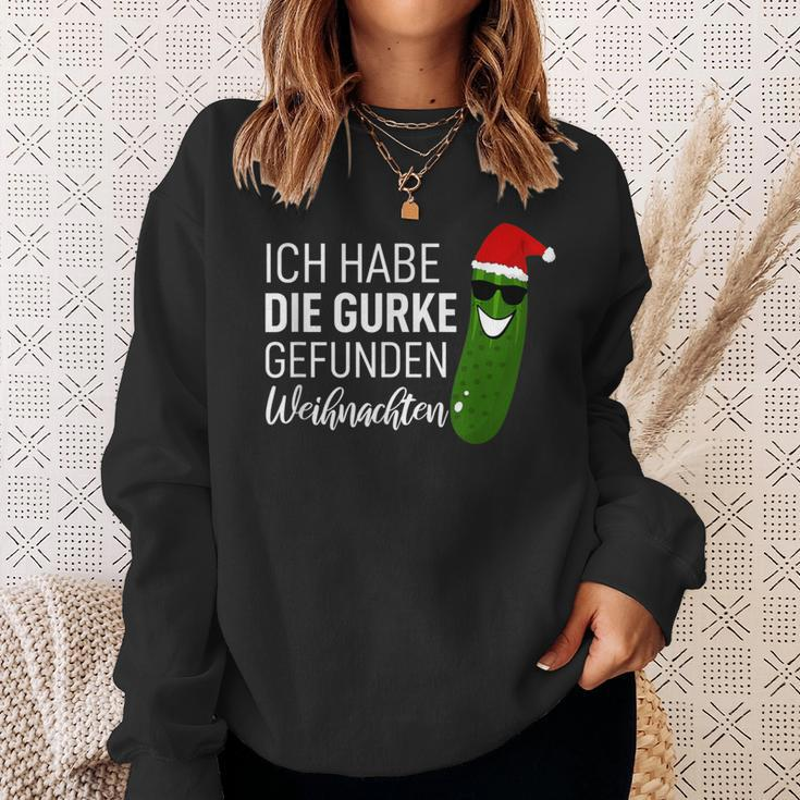 Christmas Cucumber Ich Habe Die Gurke Gefen Ich Habe Die Guarke Find Sweatshirt Geschenke für Sie