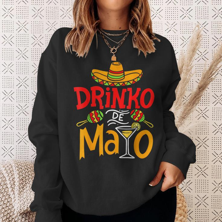 Cinco De Mayo Drinko De Mayo Mexican Fiesta Drinking Outfit Sweatshirt Gifts for Her
