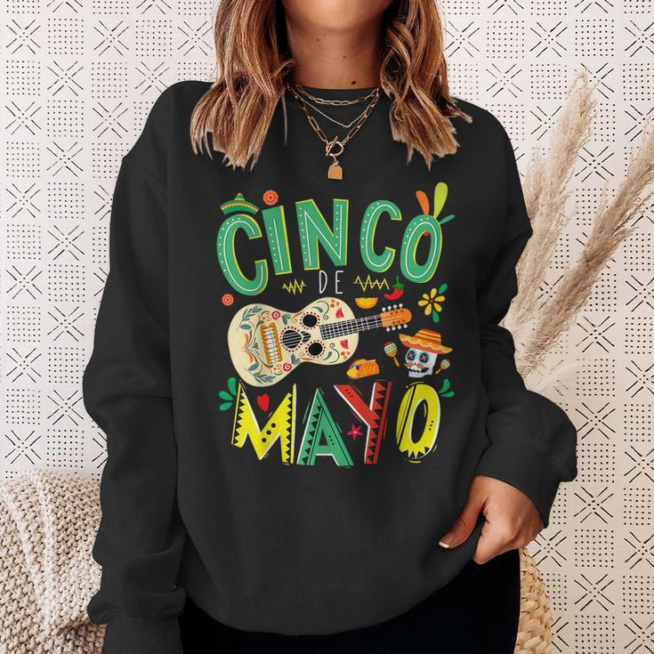 Cinco De Mayo Lets Fiesta Squad 5 De Mayo Mexican Fiesta Sweatshirt Gifts for Her