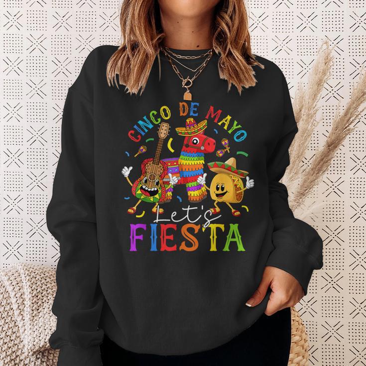 Cinco De Mayo Mexican Let's Fiesta Happy 5 De Mayo Sweatshirt Gifts for Her