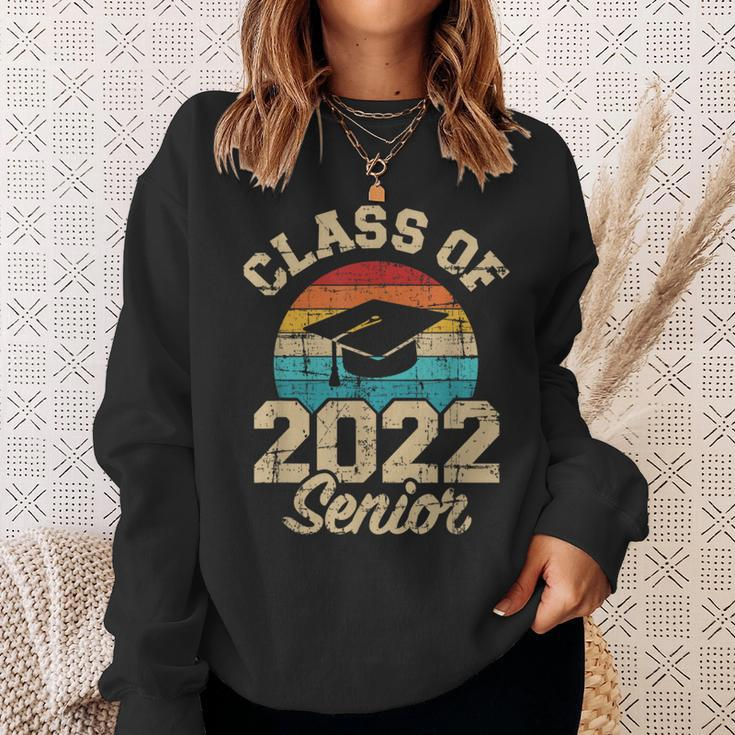 Class Of 2022 Senior Vintage Retro Sweatshirt Gifts for Her