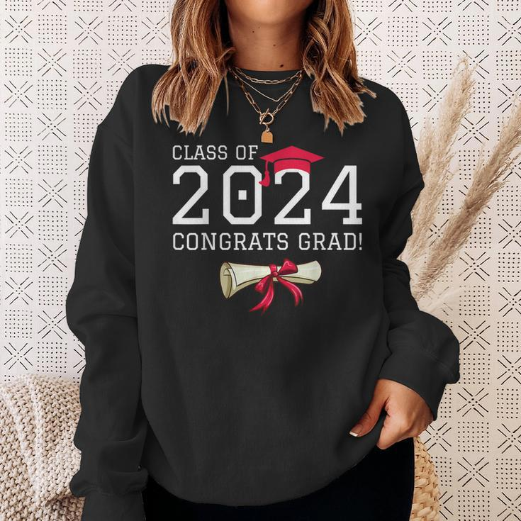 Class Of 2024 Congrats Grad Congratulations Graduate Sweatshirt Gifts for Her