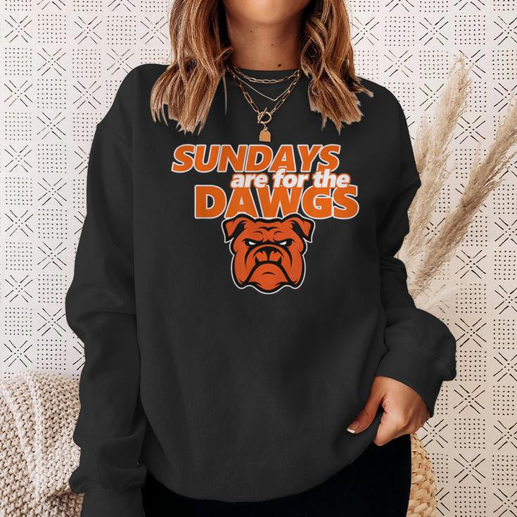 Cleveland Ohio Dawg Sundays Are For The Dawgs Sweatshirt Gifts for Her