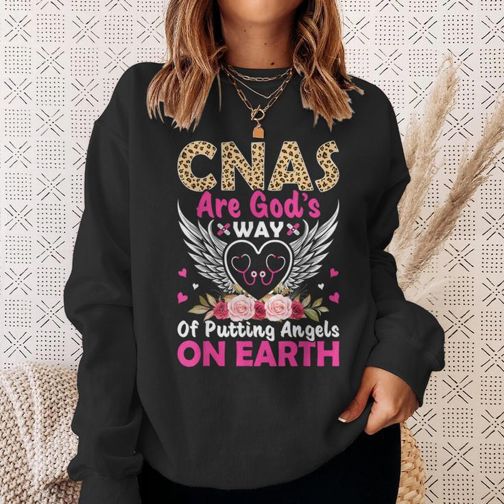 Cnas Are God's Way Of Putting Angels On Earth Sweatshirt Gifts for Her