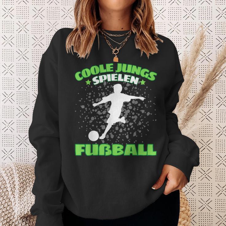 Cool Boys Spielen Fußball Football Sweatshirt Geschenke für Sie