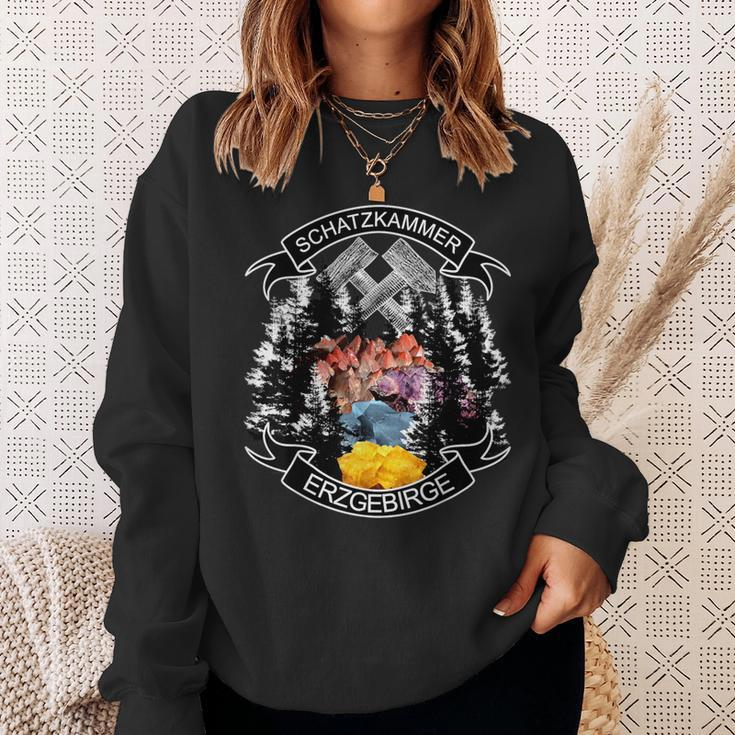 Cool Erzgebirge Sachsen Mining Minerals Sweatshirt Geschenke für Sie