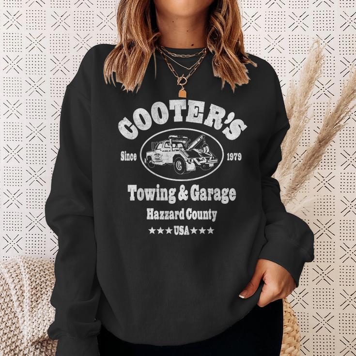 Cooter's Towing & Repair Garage Sweatshirt Gifts for Her