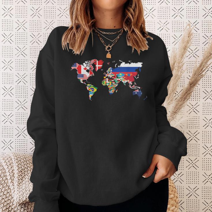 All Countries Flags Of The World 287 Flag International Sweatshirt Gifts for Her