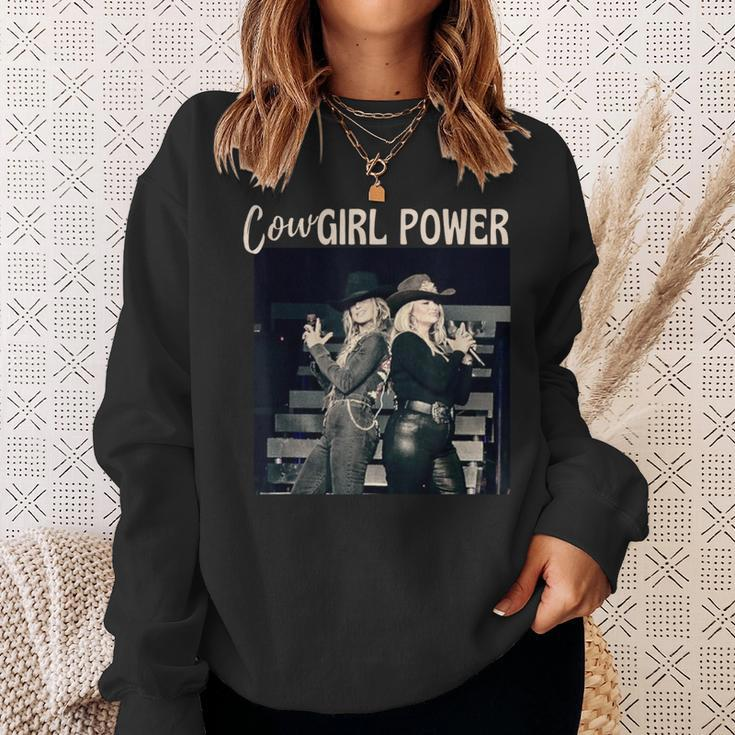 Cowgirl Power Lainey And Miranda Good Horses Country Concert Sweatshirt Gifts for Her