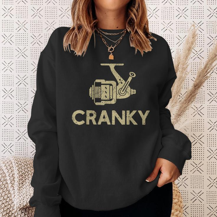 Crankbait Fishing Lure Cranky Ideas For Fishing Sweatshirt Gifts for Her