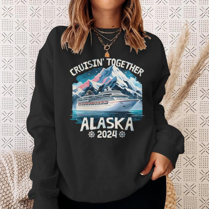 Cruisin Together Alaska 2024 Family Friend Alaska Cruise Sweatshirt Gifts for Her